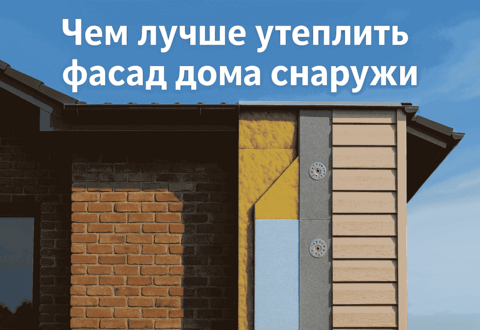 Чем лучше утеплить фасад дома снаружи