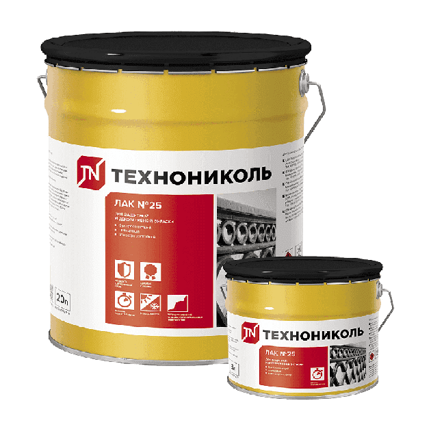 Лак битумный ТЕХНОНИКОЛЬ №25