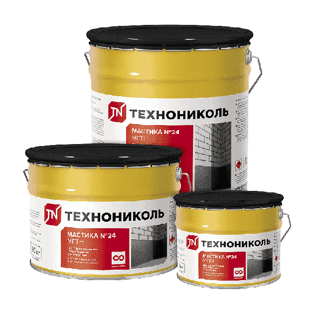 Мастика гидроизоляционная ТЕХНОНИКОЛЬ № 24 (МГТН)
