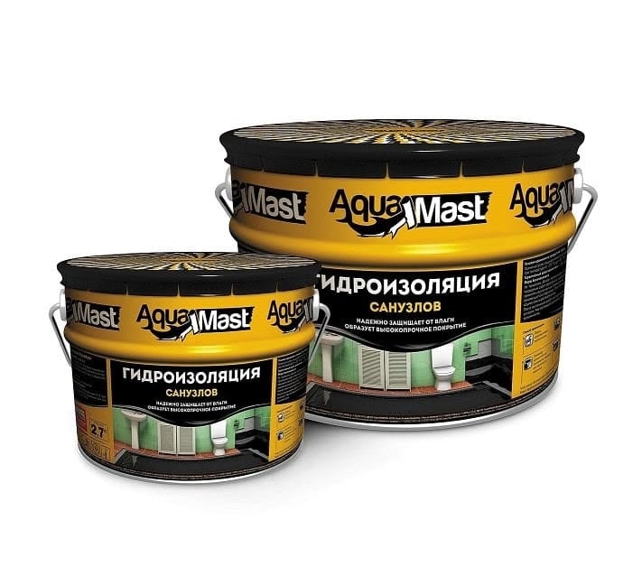 Мастика битумно-полимерная гидроизоляционная эмульсионная AquaMast
