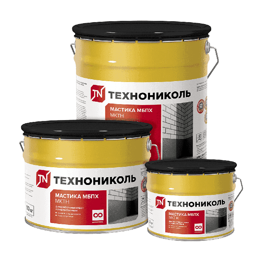 Мастика кровельная и гидроизоляционная битумно-полимерная холодная МКТН